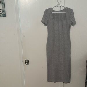 Very cute gray dress never worn wound be cute with some boots